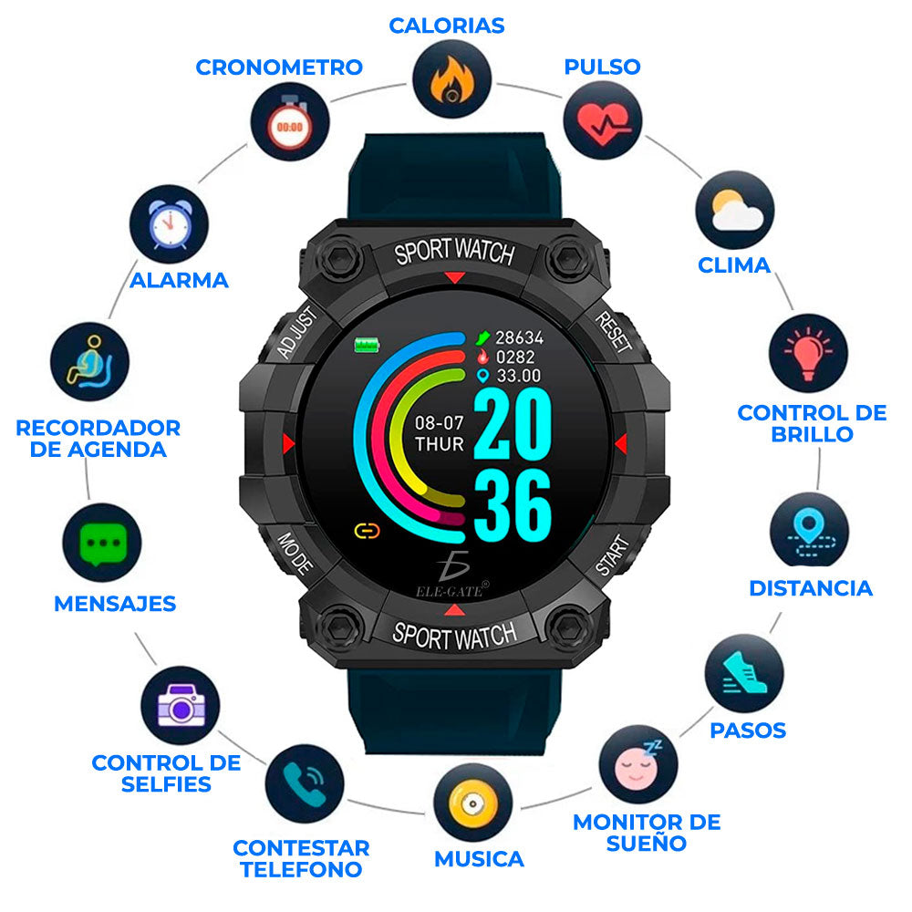 Fd68 Reloj Inteligente Reloj Deportivo 1.3 Pantalla Impermea