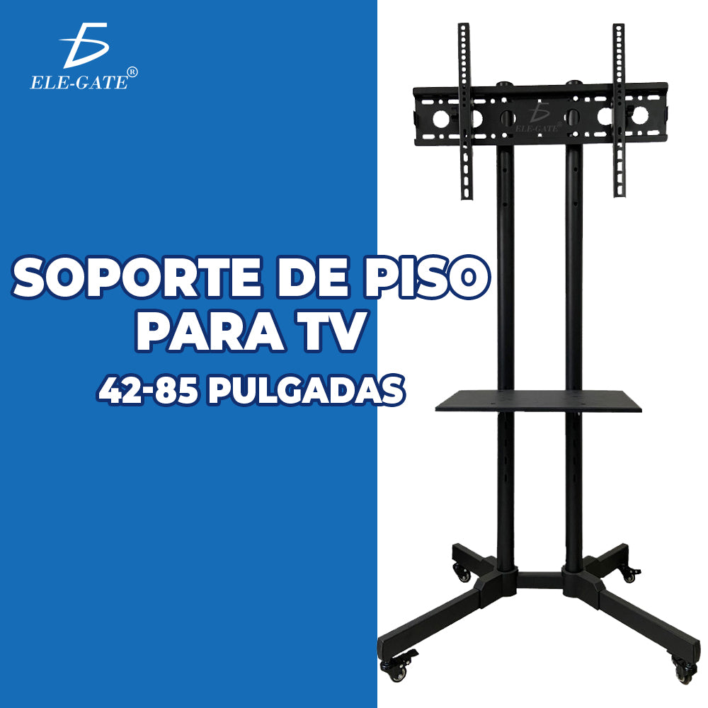 Soporte de TV Móvil con Ruedas para Televisores de Pantalla Plana Curva HOLD.82