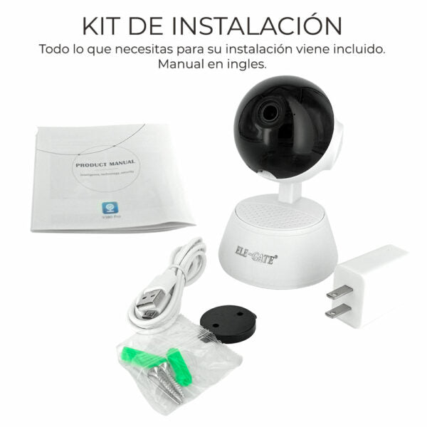 Camara De Seguridad 1080p Wifi Visión Nocturna Alarma web46