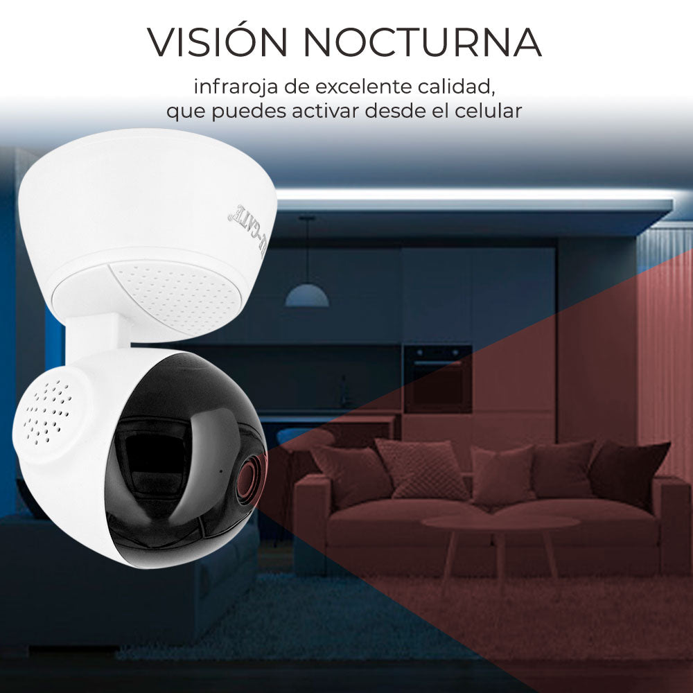 Camara De Seguridad 1080p Wifi Visión Nocturna Alarma web46