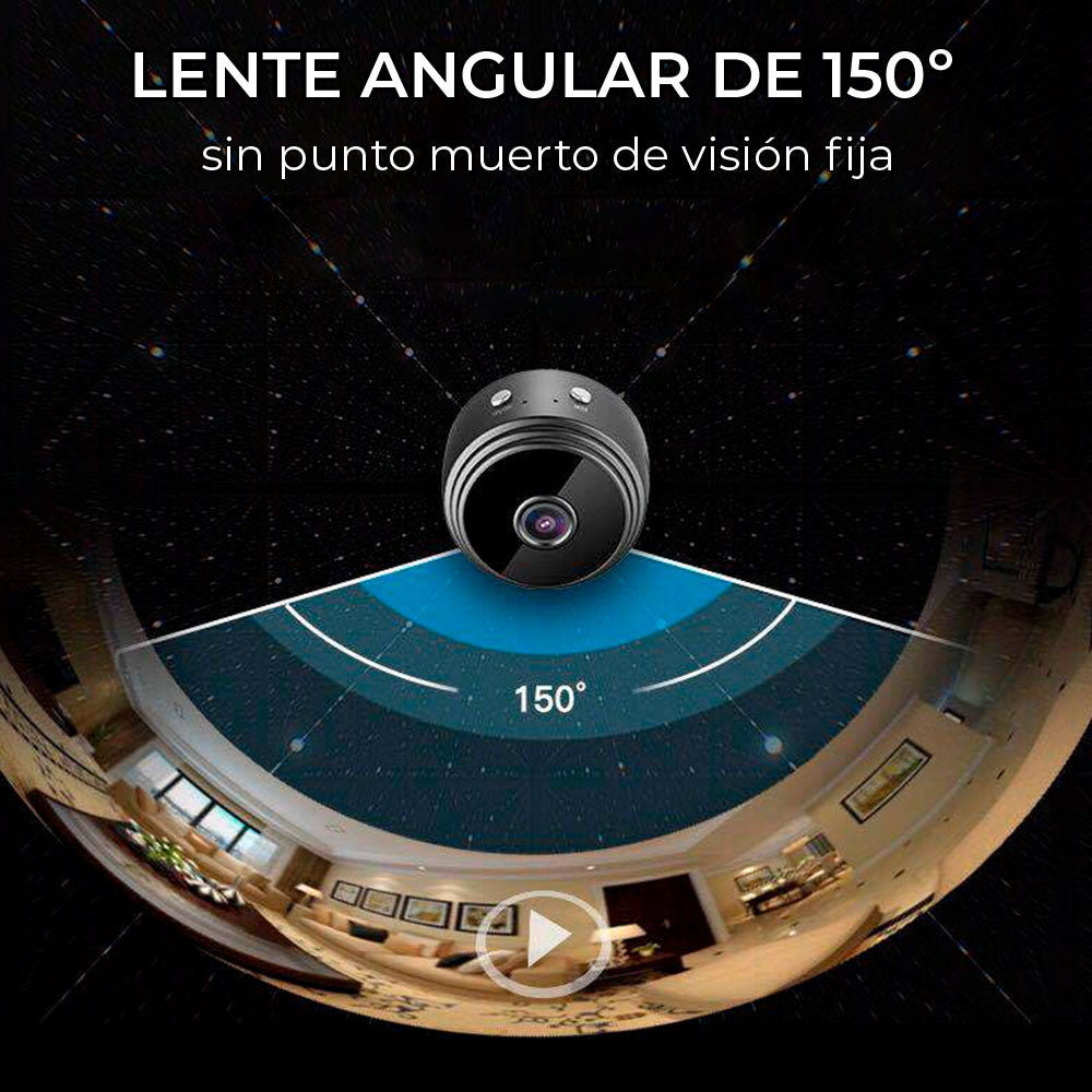 Mini Cámara Portátil Wifi Con Visión Nocturna WEBA9