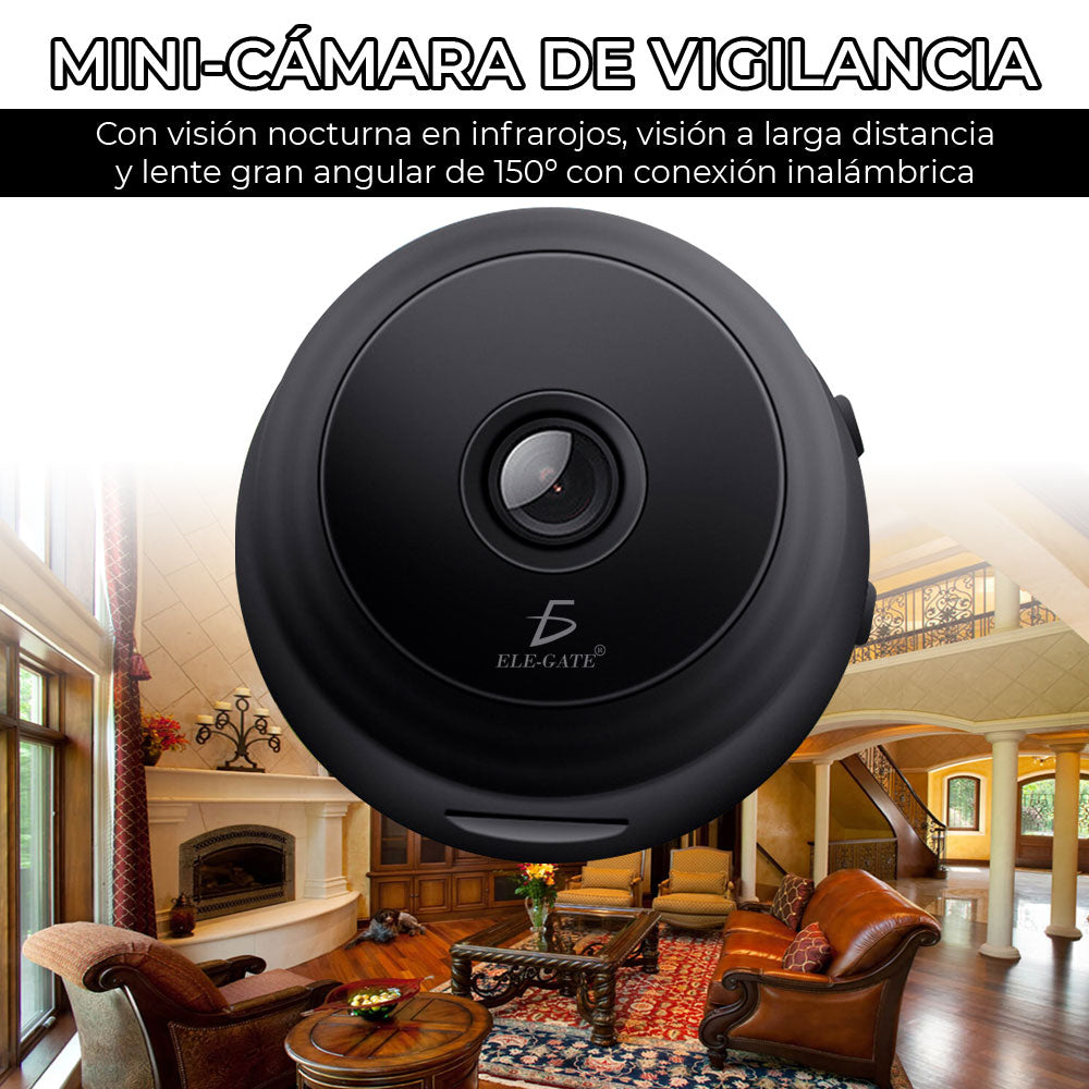 Mini Cámara Portátil Wifi Con Visión Nocturna WEBA9