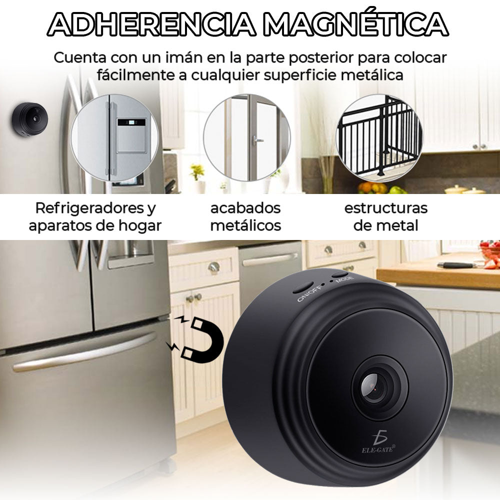 Mini Cámara Portátil Wifi Con Visión Nocturna WEBA9