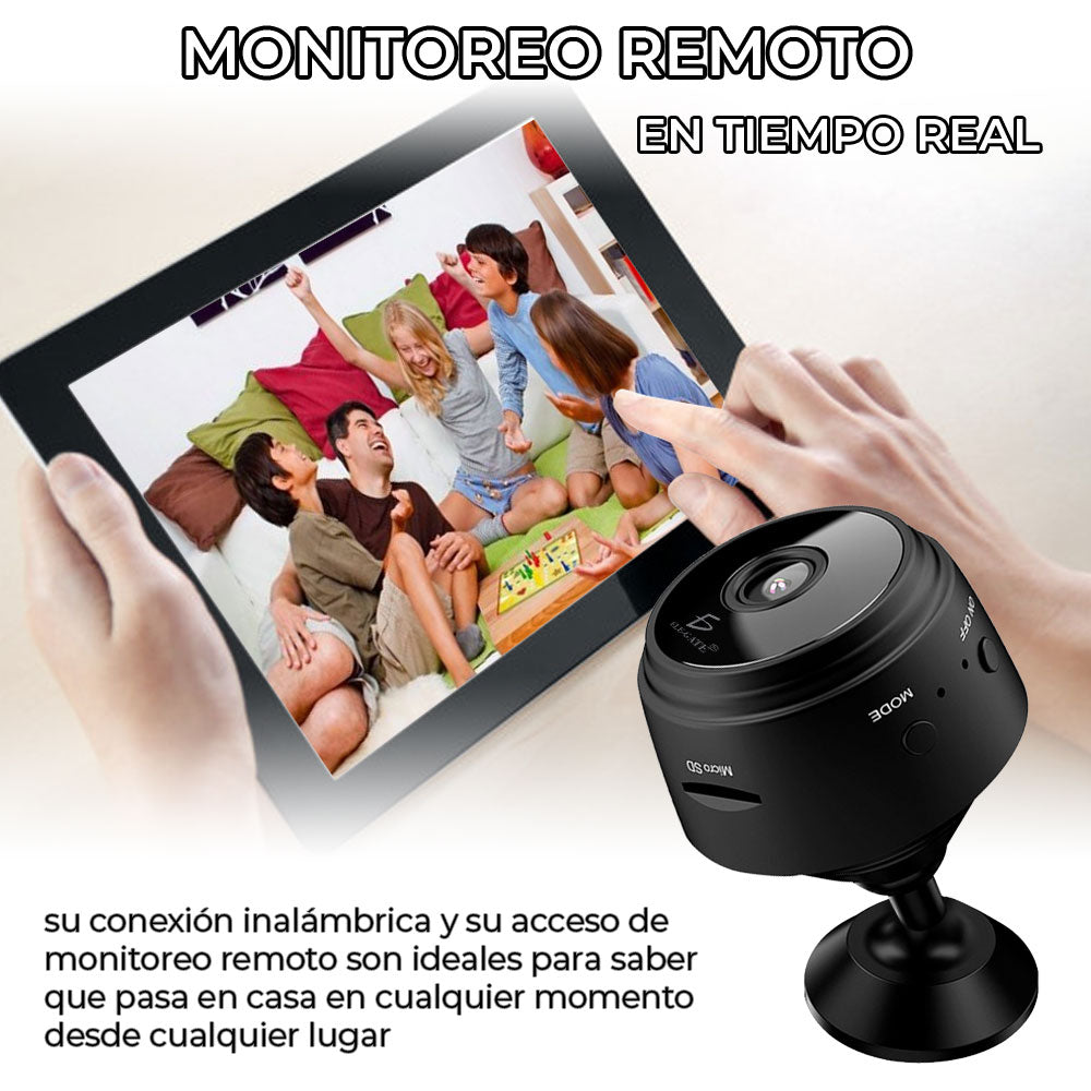 Mini Cámara Portátil Wifi Con Visión Nocturna WEBA9
