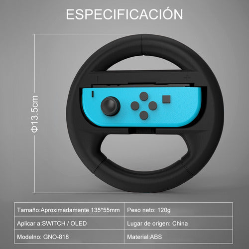 Par Grips de Volante para Joycon