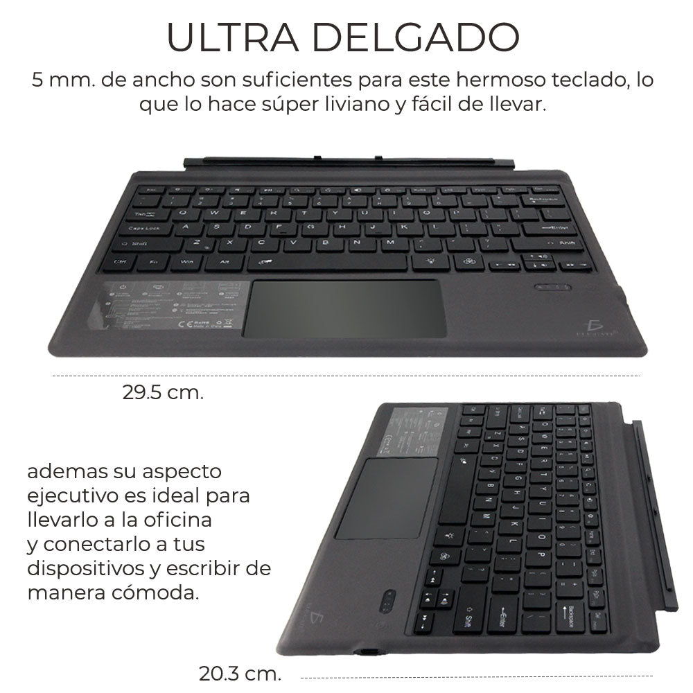 Teclado Táctil Bluetooth Para Surface Pro3 Pro4 Pro5 Model:TC.SF.PRO5