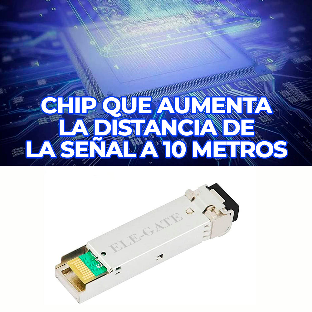 Transceptor 10GBase LR SFP LC Módulo Monomodo 10G Model:CON.SFP10GAIR