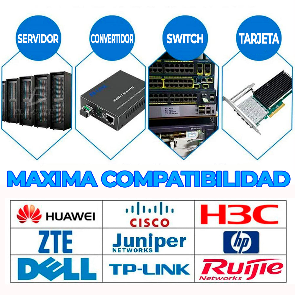 Transceptor 10GBase LR SFP LC Módulo Monomodo 10G Model:CON.SFP10GAIR