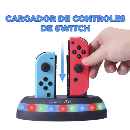 Estación De Carga Rapida Compatible Controles de Nintendo Switch Joycon