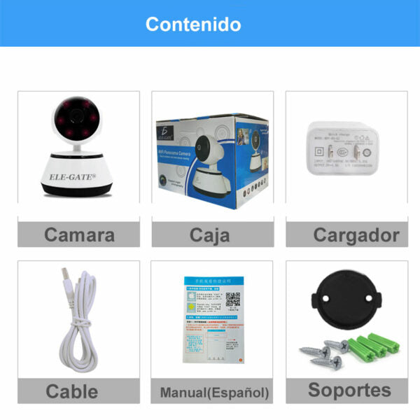 Cámara De Seguridad Wifi Hd Con Alarma web22