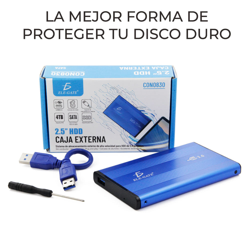 Usb 3.0 Gabinete Case Disco Duro Sata 2.5 Model:CON.08.3.0