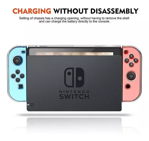 Funda Protector Carcasa Rígida Nintendo Switch Transparente