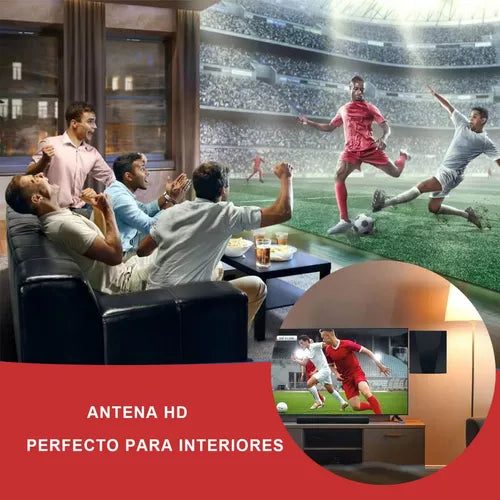 Antena Tv Hd 1080p para Interior y Exterior At10musb