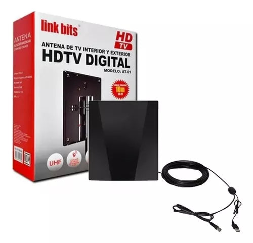 Antena Tv Hd 1080p para Interior y Exterior At10musb