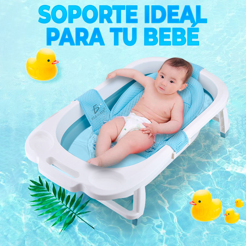 Soporte Tina Bebe Respaldo Bañera Antideslizante hog131