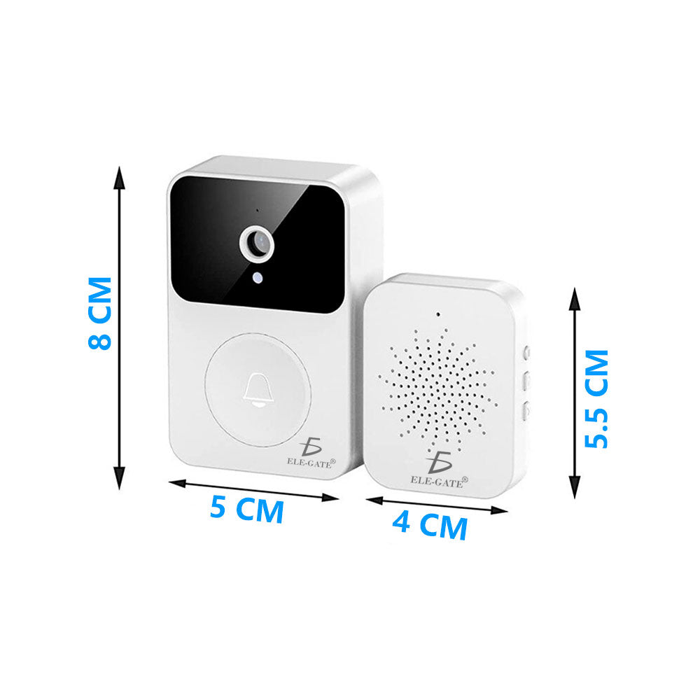 Timbre De Puerta Inalámbrico Con Mirilla Lcd Cámara Wifi HOG.X9