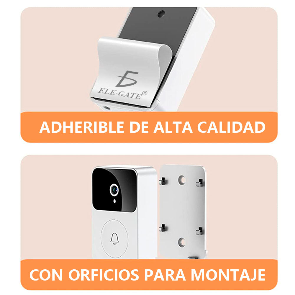 Timbre De Puerta Inalámbrico Con Mirilla Lcd Cámara Wifi HOG.X9