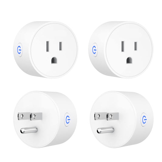 Smart Plug Compatible with Alexa and Google Home for Voice Control, Mini Smart Outlet WiFi Socket with Timer Function, Romte Control