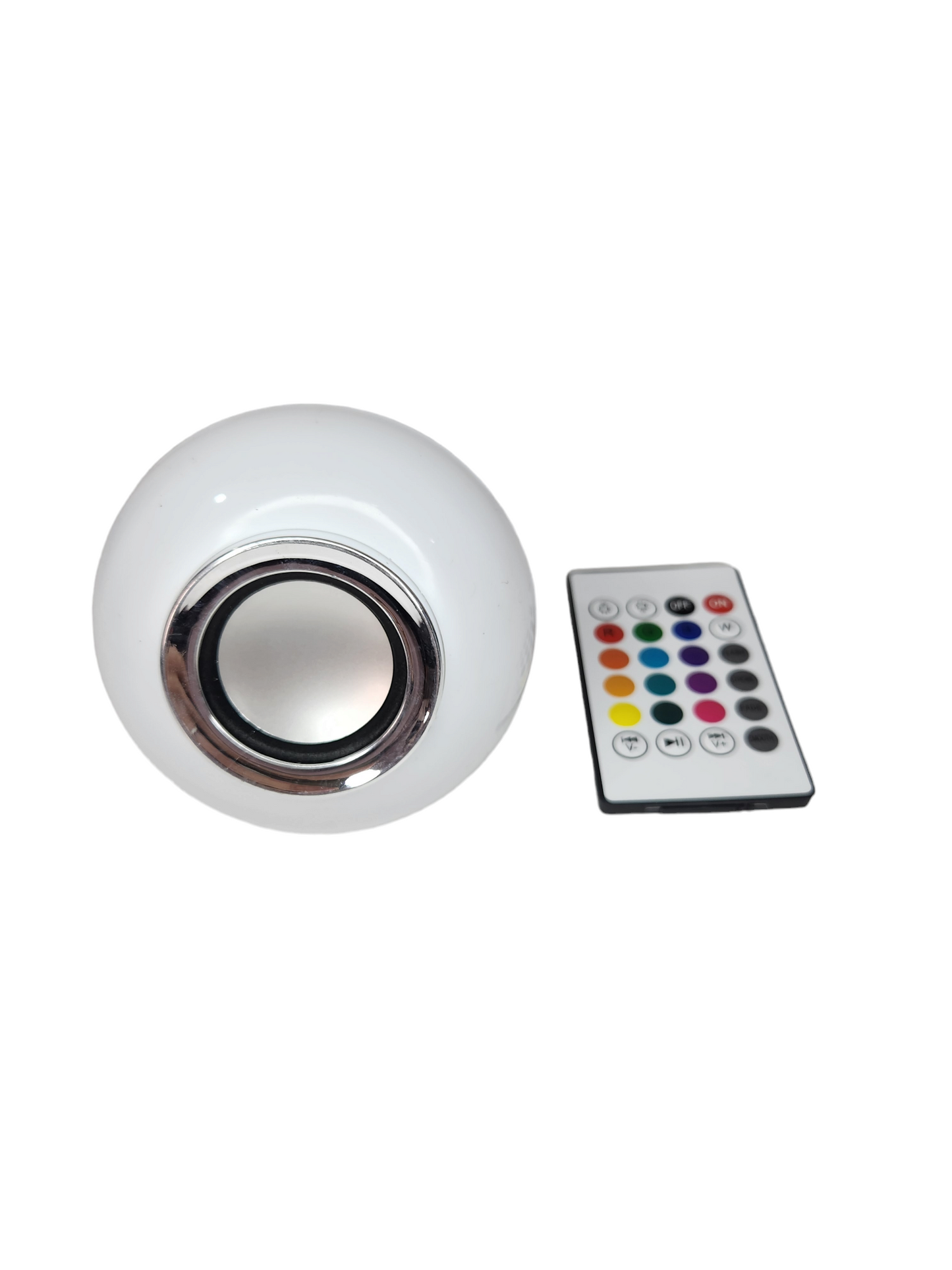 Foco De Colores Rgb Bocina Bluetooth Con Control