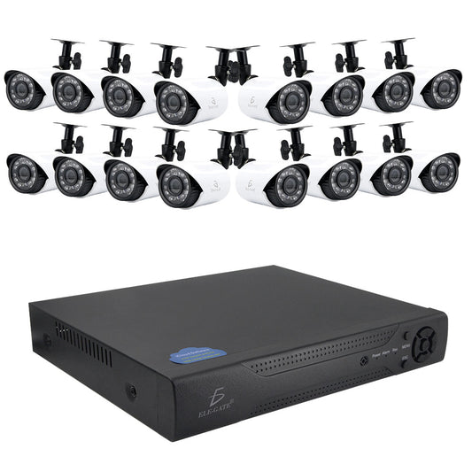 Kit Video Vigilancia 16 Cámaras 1MP Full hd 1080p Cctv WEB.47.16