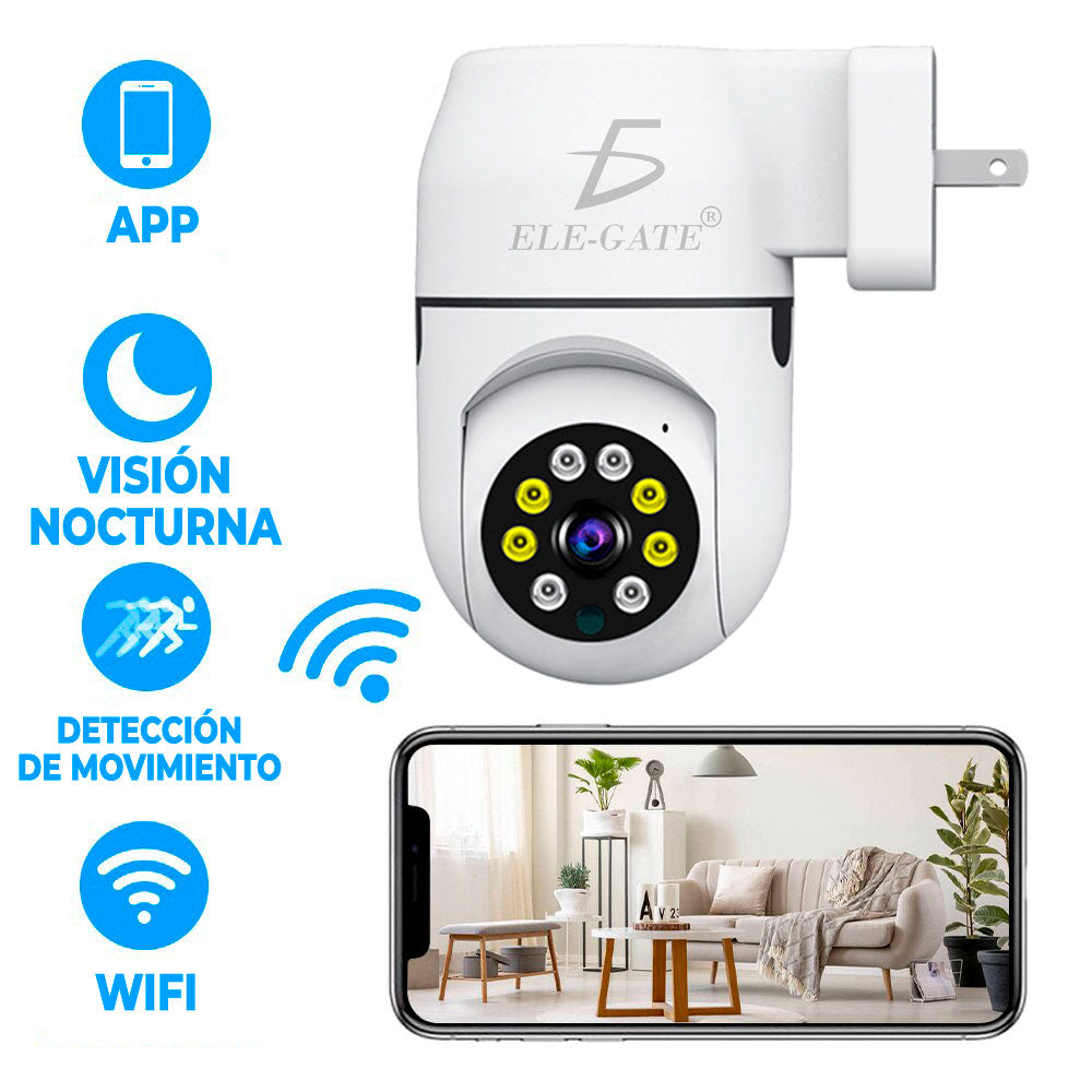 Cámara De Seguridad Inalámbrica Con Enchufe 1080p Wifi 2.4G WEB.51