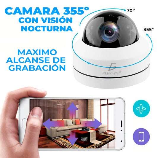 Camara de Vigilancia de 4MP Zoom 4X con salida POE web55poe