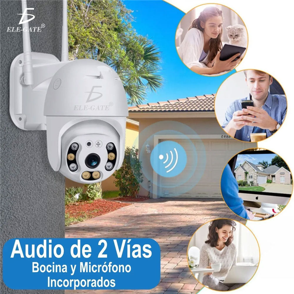 Cámara Wifi Inalámbrica para Exterior Interior Full HD 2MP WEB.58