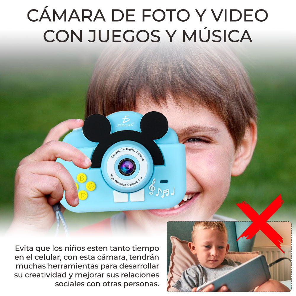 Mini Cámara Video Mikey para Niños WEB.A5