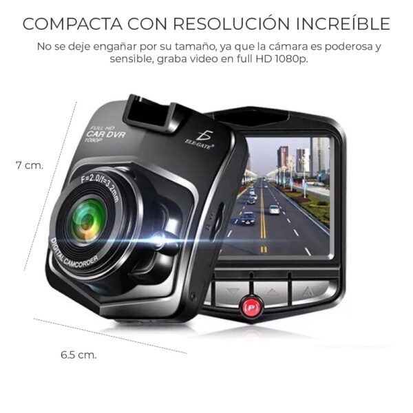 Cámara Seguridad Para Auto Carro Sensor Movimiento Full Hd WEB31