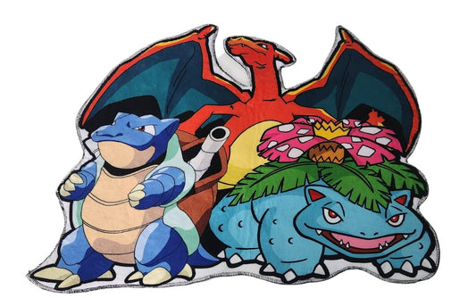 Tapete Cuarto U Oficina Pokemon Charizard Blastoise Venusaur