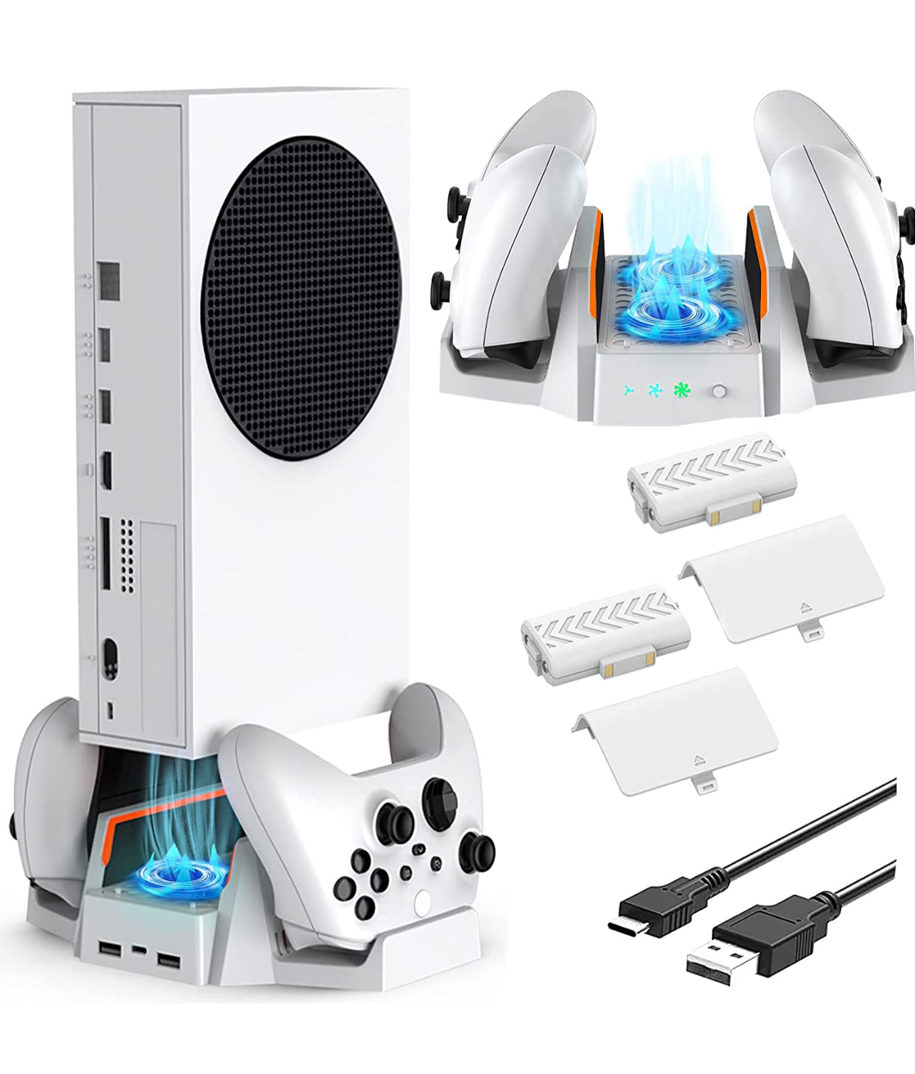 Soporte de refrigeración xbox series S con ventilador de 3 niveles